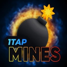 1Tap Mines logo by Turbo Games RoyalsTiger Casino