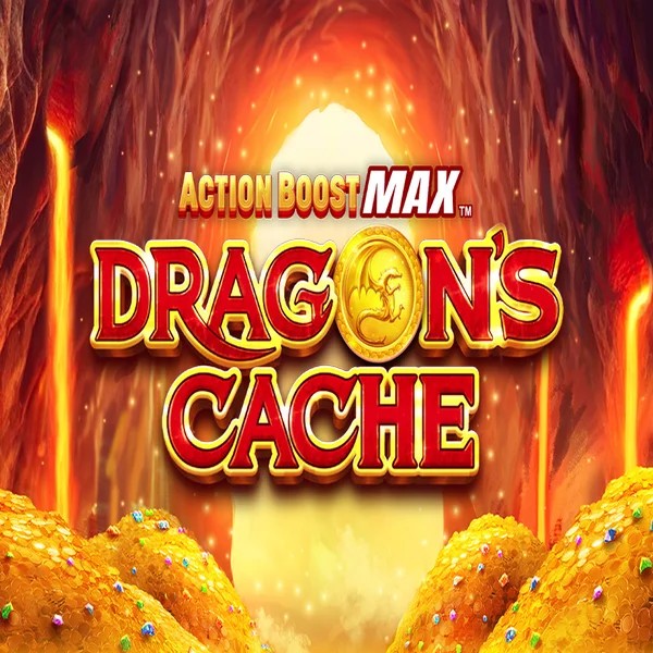 Action Boost Max Dragon's Cache logo by SpinPlay Games RoyalsTiger Casino
