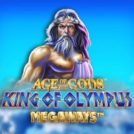 Age Of The Gods: King of Olympus Megaways logo by Origins at RoyalsTiger Casino