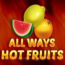 All Ways Hot Fruits slot logo by Amatic Industries at RoyalsTiger Casino