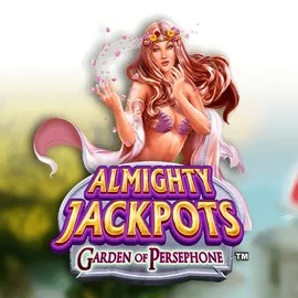 Enjoy Almighty Jackpots: Garden of Persephone by Novomatic – logo hosted on royalstigerr.com