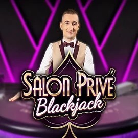 Blackjack Salon Privé online game logo by Ezugi on royalstigerr.com