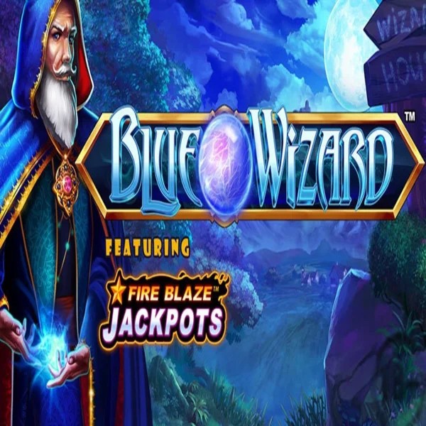 Try Blue Wizard Fire Blaze Jackpots slot by Rarestone Gaming on royalstigerr.com – logo image