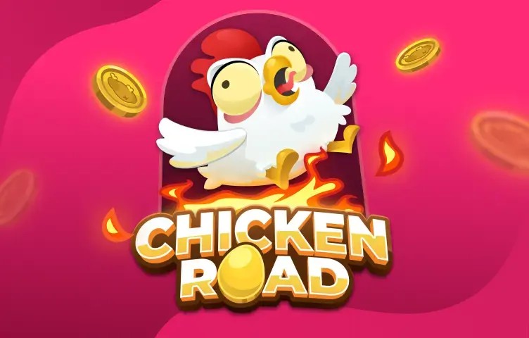 Chicken Road online game logo by InOut on royalstigerr.com
