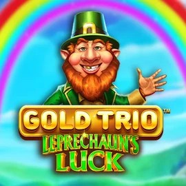Gold Trio Leprechaun's Luck logo by Playtech RoyalsTiger Casino