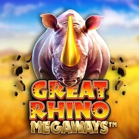 Great Rhino Megaways slot visual from Pragmatic Play available on royalstigerr.com
