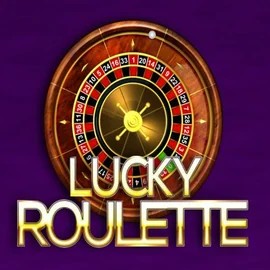 Lucky Roulette online game logo by Belatra Games on royalstigerr.com