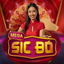 Mega Sic Bo online game logo by Pragmatic Play on royalstigerr.com