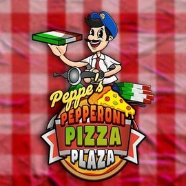Peppe’s Pepperoni Pizza Plaza casino game by Pragmatic Play – featured logo at RoyalsTiger Casino