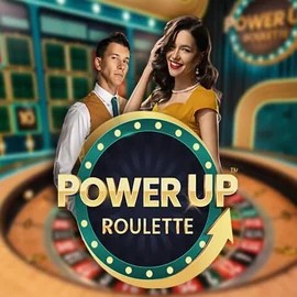 PowerUP Roulette slot logo by Pragmatic Play at RoyalsTiger Casino