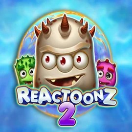 Reactoonz 2 slot logo by Play'n GO at RoyalsTiger Casino