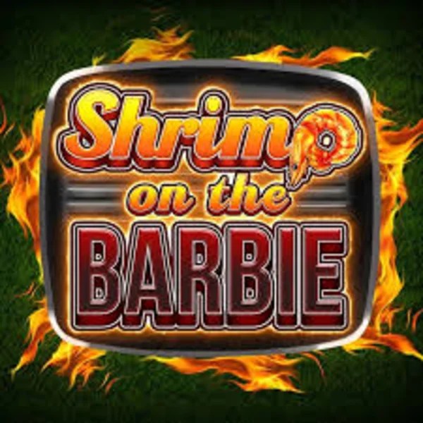 Shrimp on the Barbie slot logo by Greentube at RoyalsTiger Casino