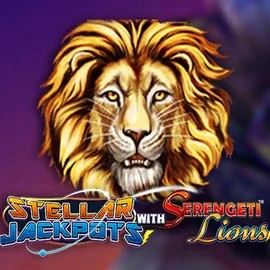 Stellar Jackpots with Serengeti Lions slot icon by Lightning Box Game, available at RoyalsTiger Casino