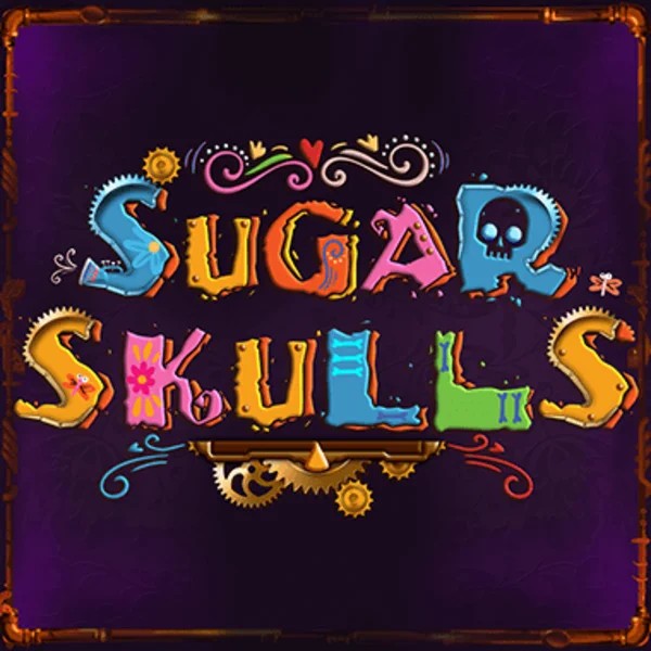 Sugar Skulls online game logo by Booming Games on royalstigerr.com