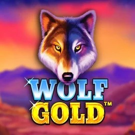Slots logo of Wolf Gold from Pragmatic Play at RoyalsTiger Casino